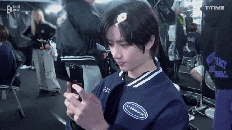 Behind-the-scenes cut of Beomgyu (TOMORROW X TOGETHER)