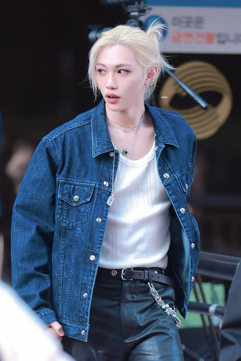 Recent activity shot of Felix (Stray Kids)