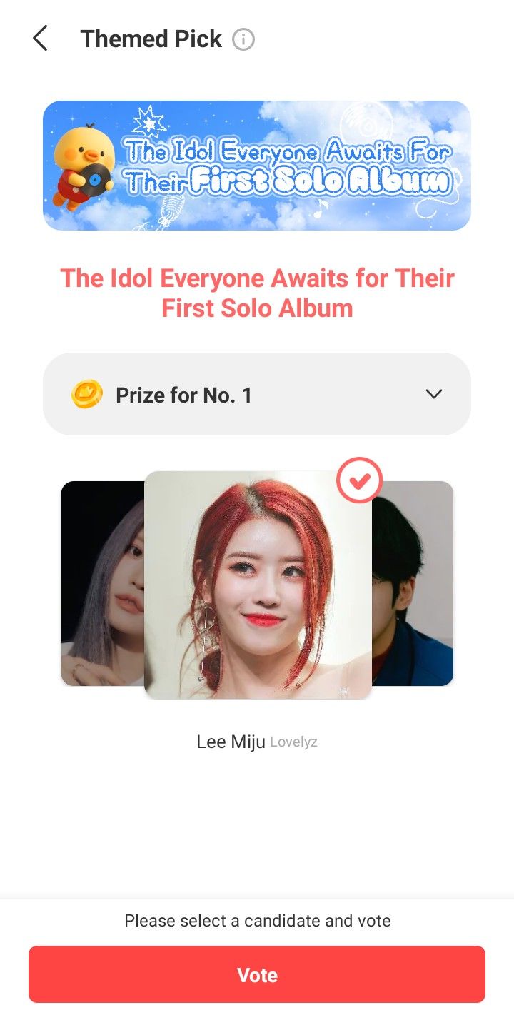 Recent activity shot of Lovelyz