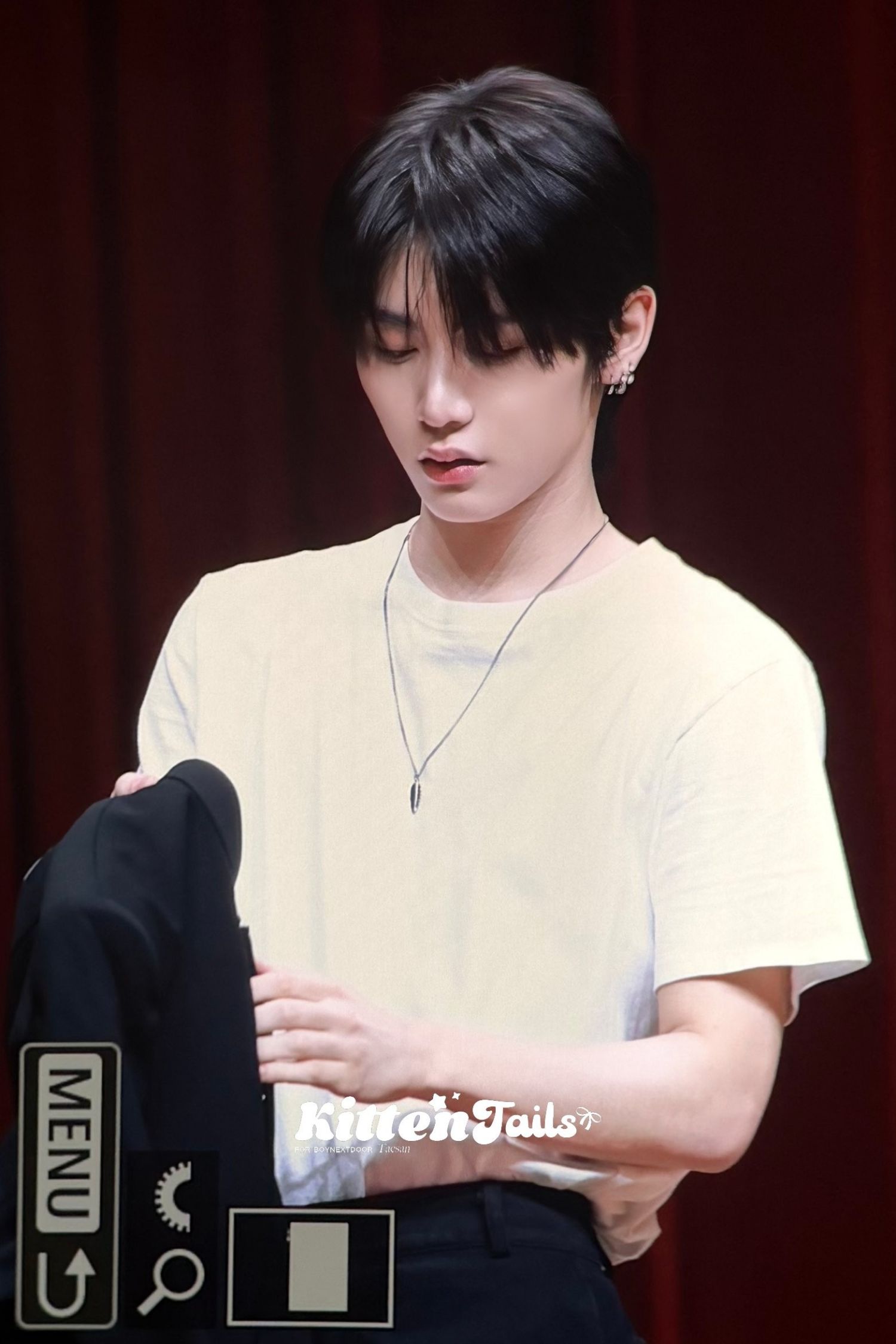 Behind-the-scenes cut of Taesan (BOYNEXTDOOR)