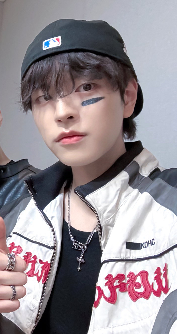 Recent activity shot of Seungmin (Stray Kids)