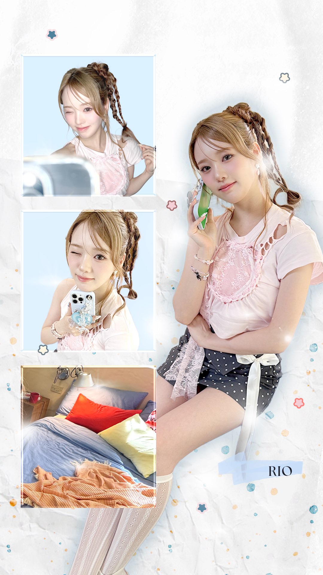 Behind-the-scenes cut of Rio (NiziU)