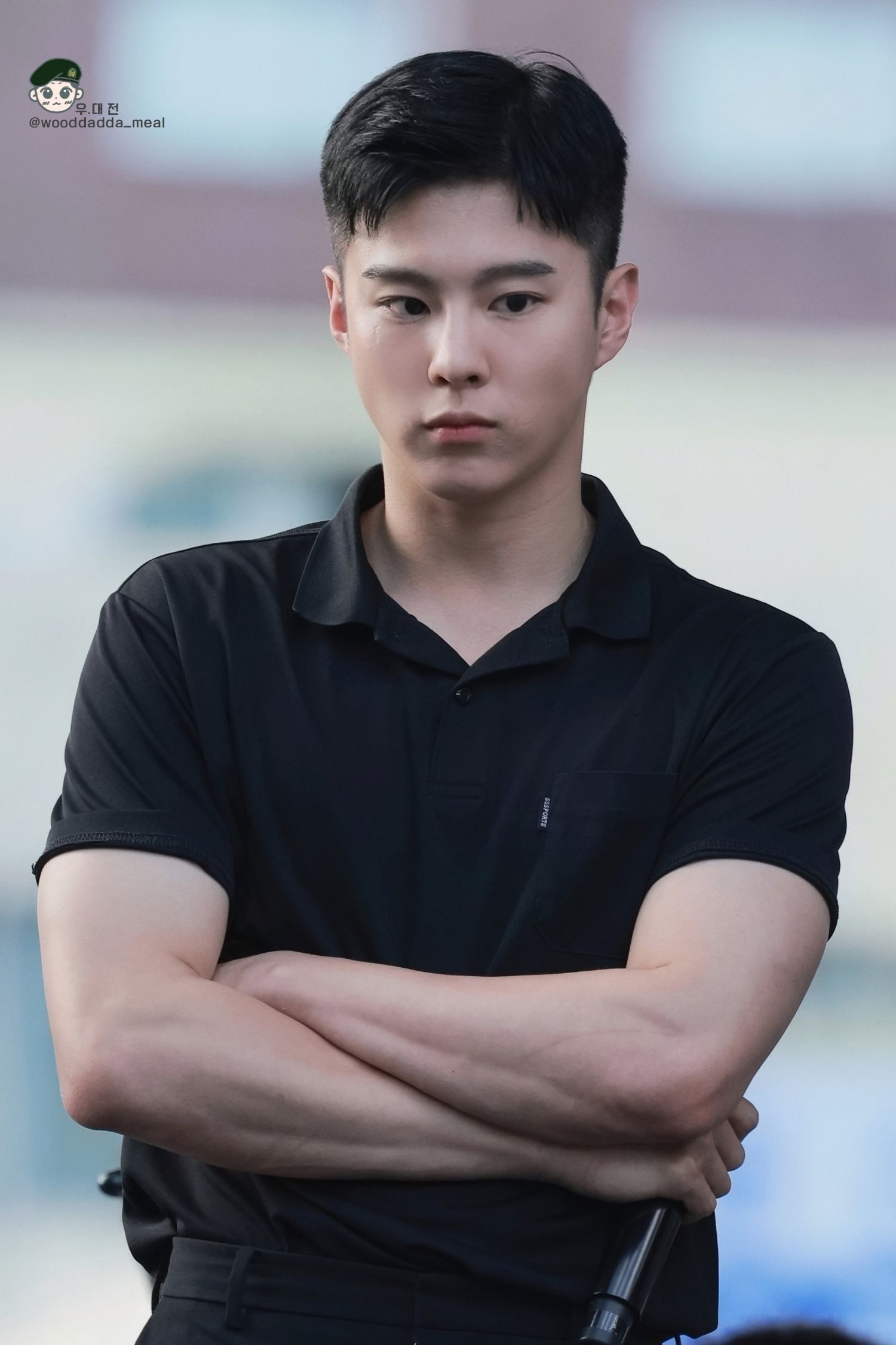 A moment captured by Kim Wooseok's fan