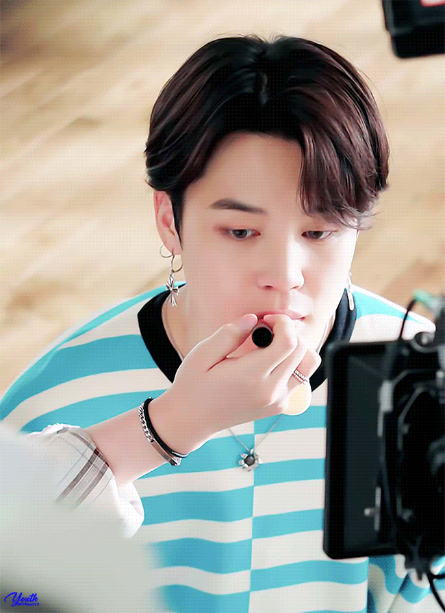 Recent activity shot of Jimin (BTS)