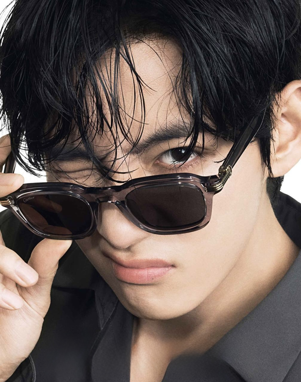 V (防彈少年團)粉絲拍下的瞬間