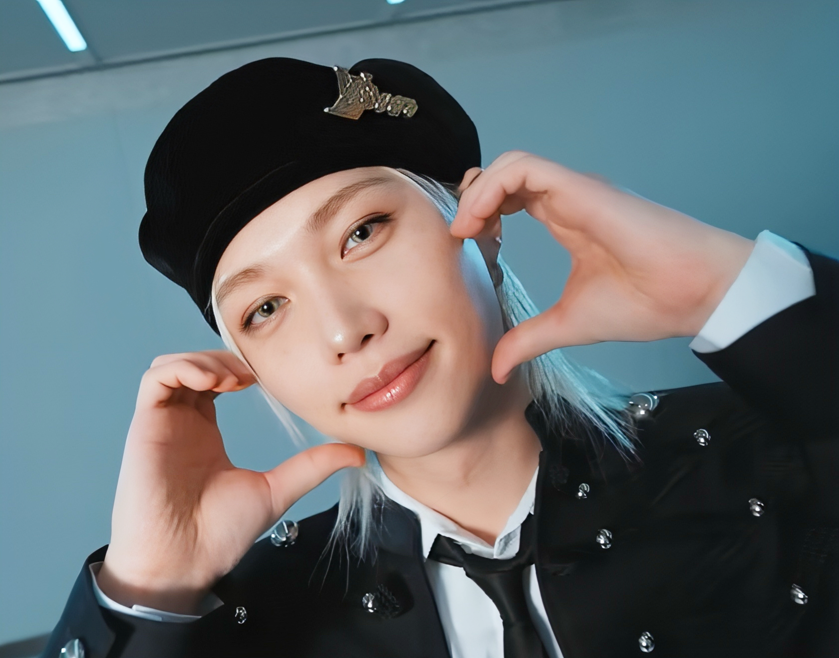 A moment captured by Felix (Stray Kids)'s fan