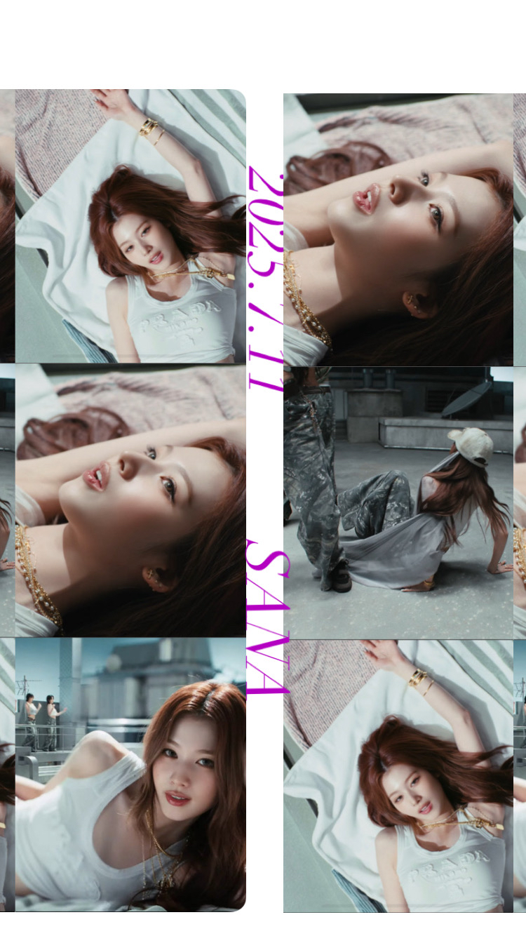 A moment captured by Sana (TWICE)'s fan