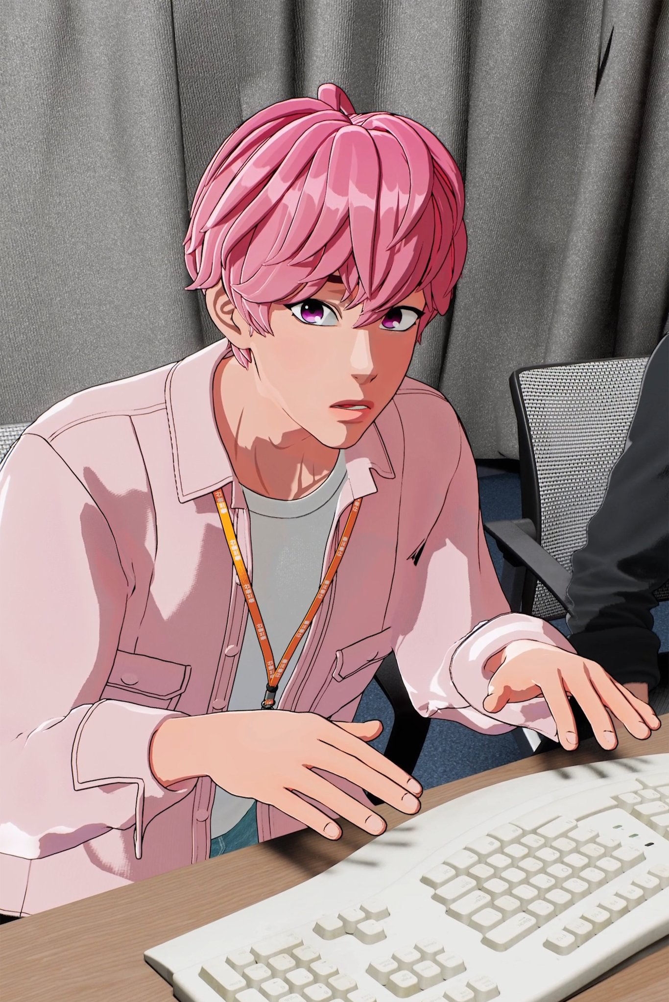 Recent activity shot of Bamby (PLAVE)