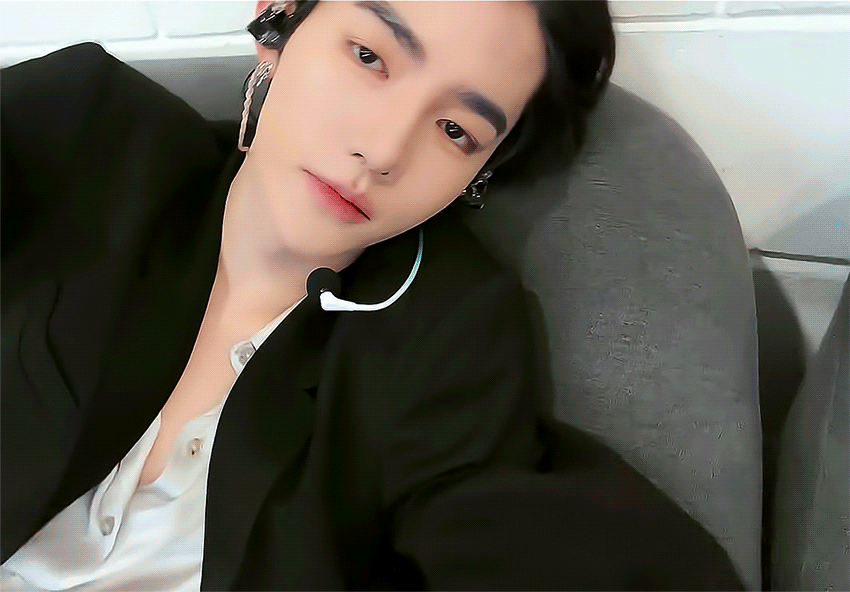 Recent activity shot of Zhang Hao (ZEROBASEONE)