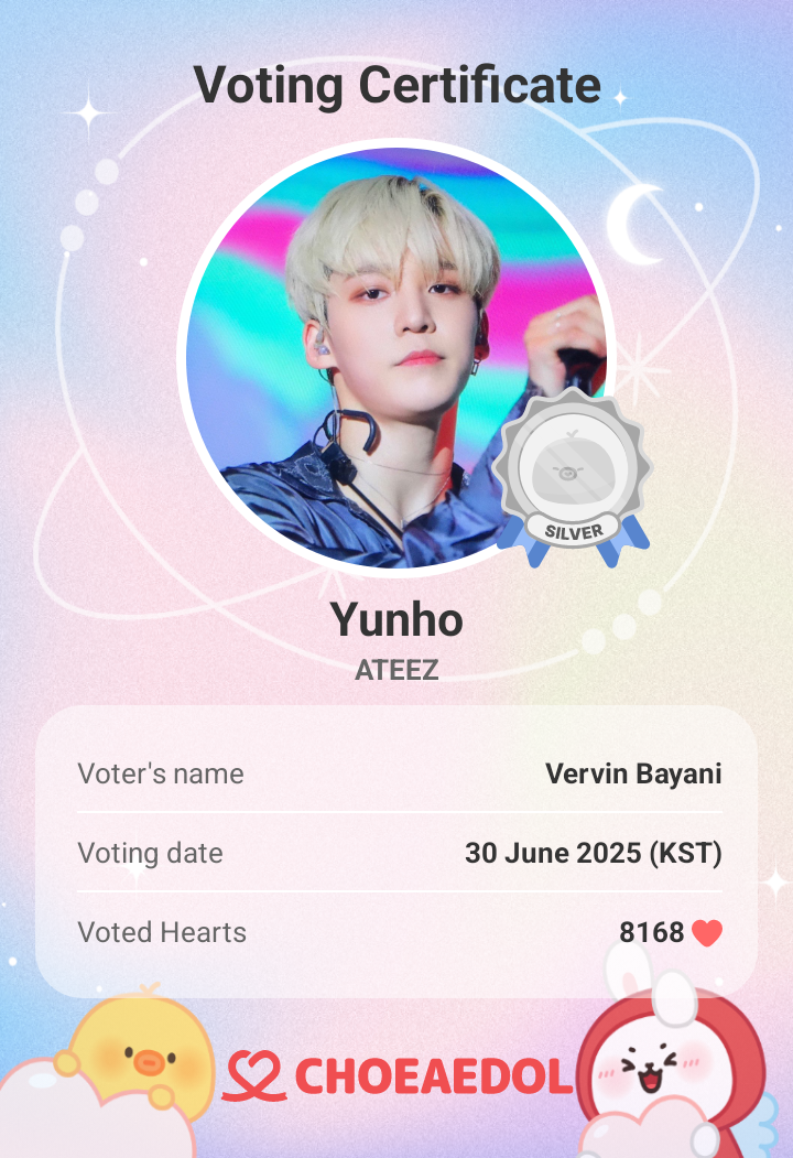 A moment captured by Yunho (ATEEZ)'s fan