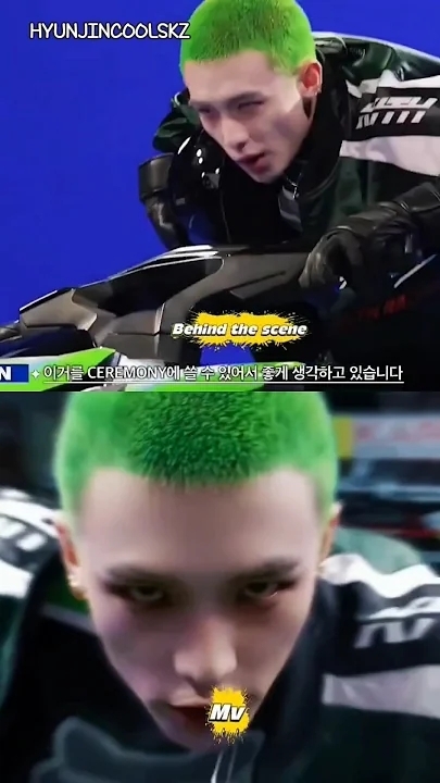 Behind-the-scenes cut of Hyunjin (Stray Kids)