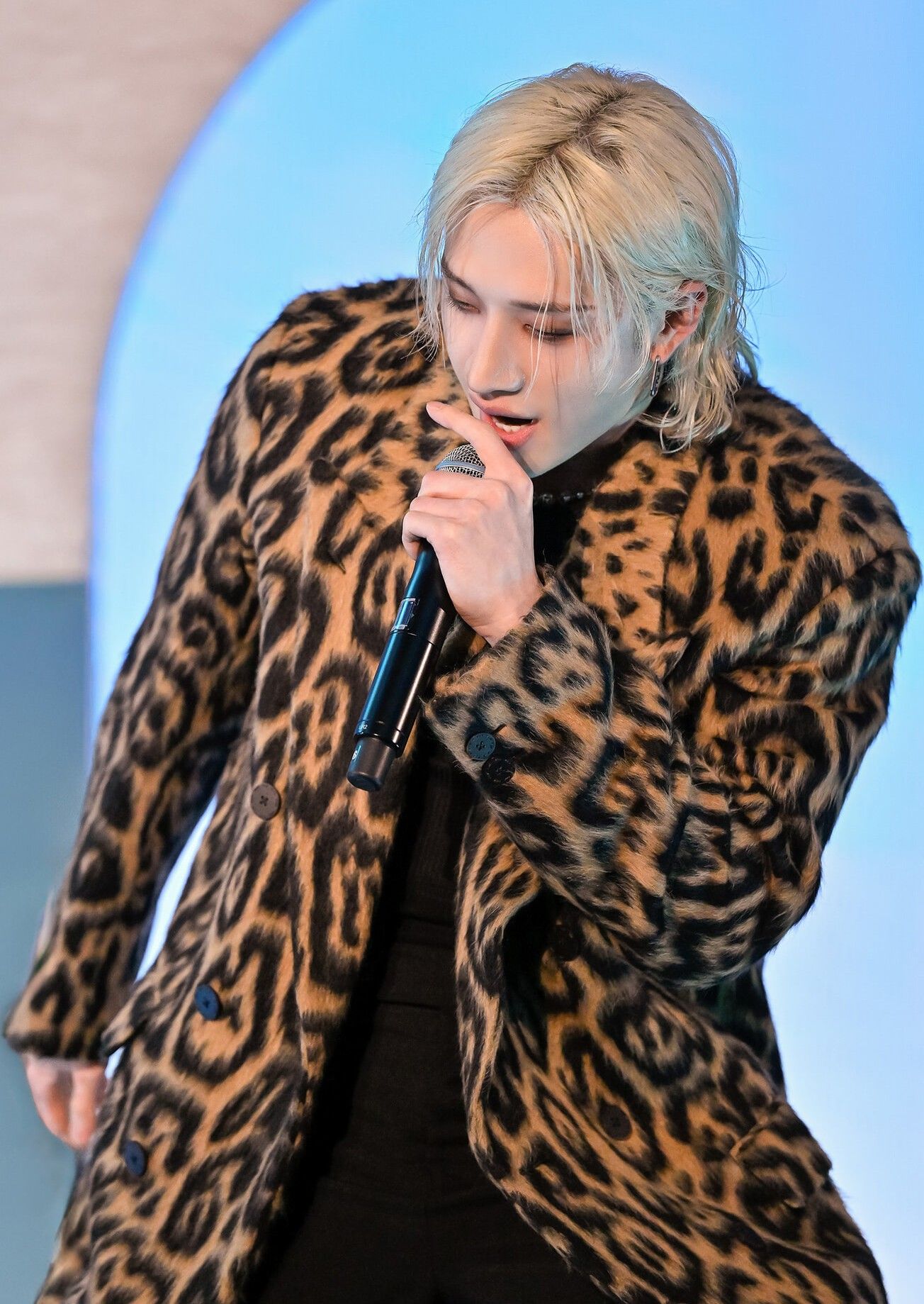 A moment captured by Bang Chan (Stray Kids)'s fan