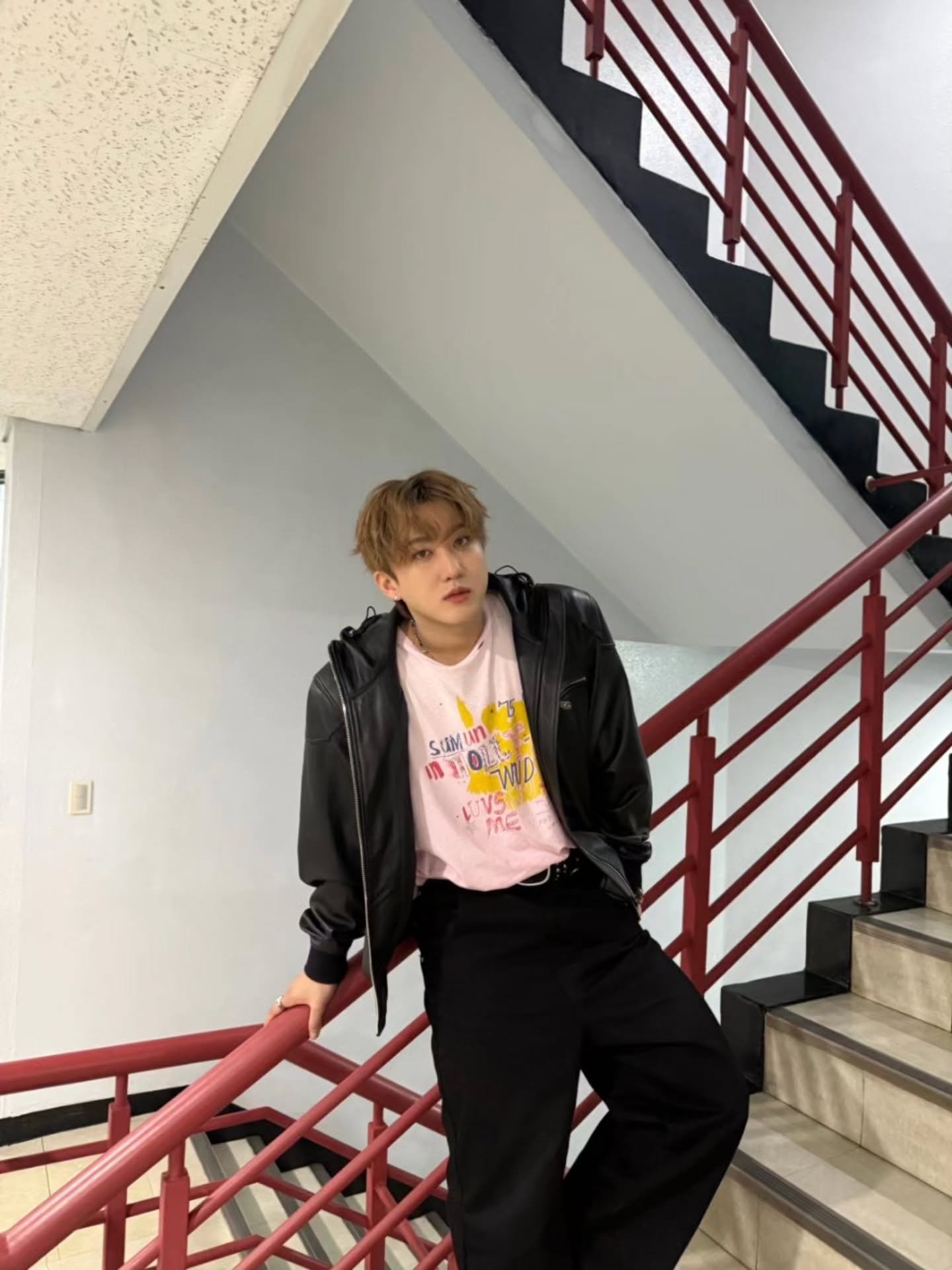 A moment captured by Changbin (Stray Kids)'s fan