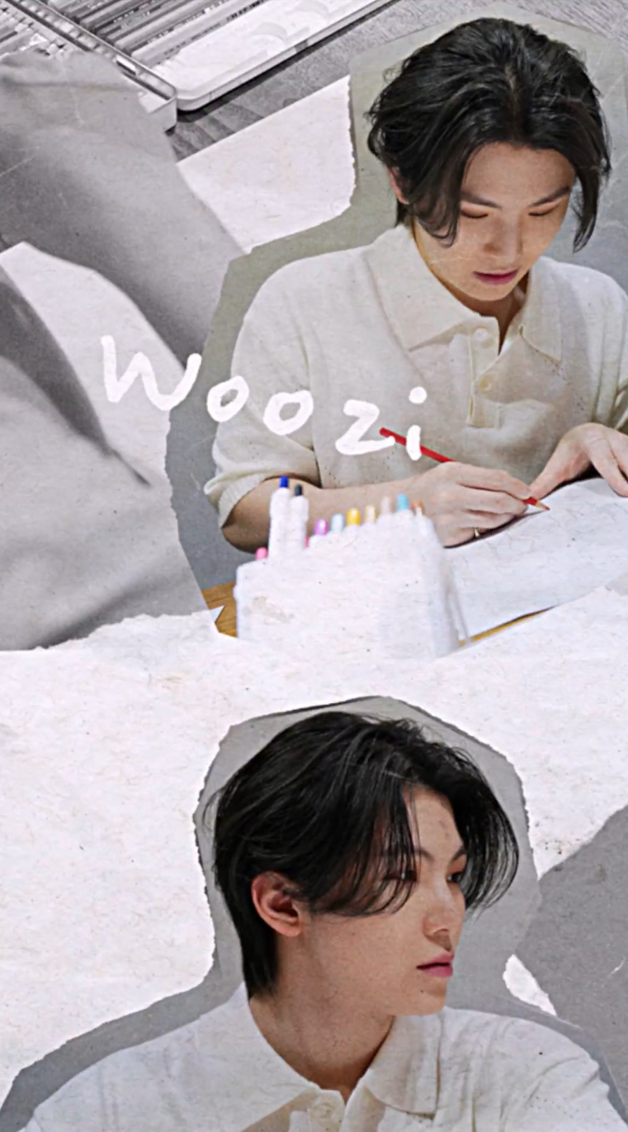 Fan-made special wallpaper for Woozi (SEVENTEEN)