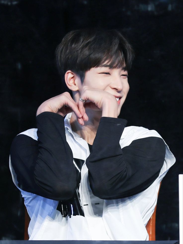 A moment captured by Wonwoo (SEVENTEEN)'s fan