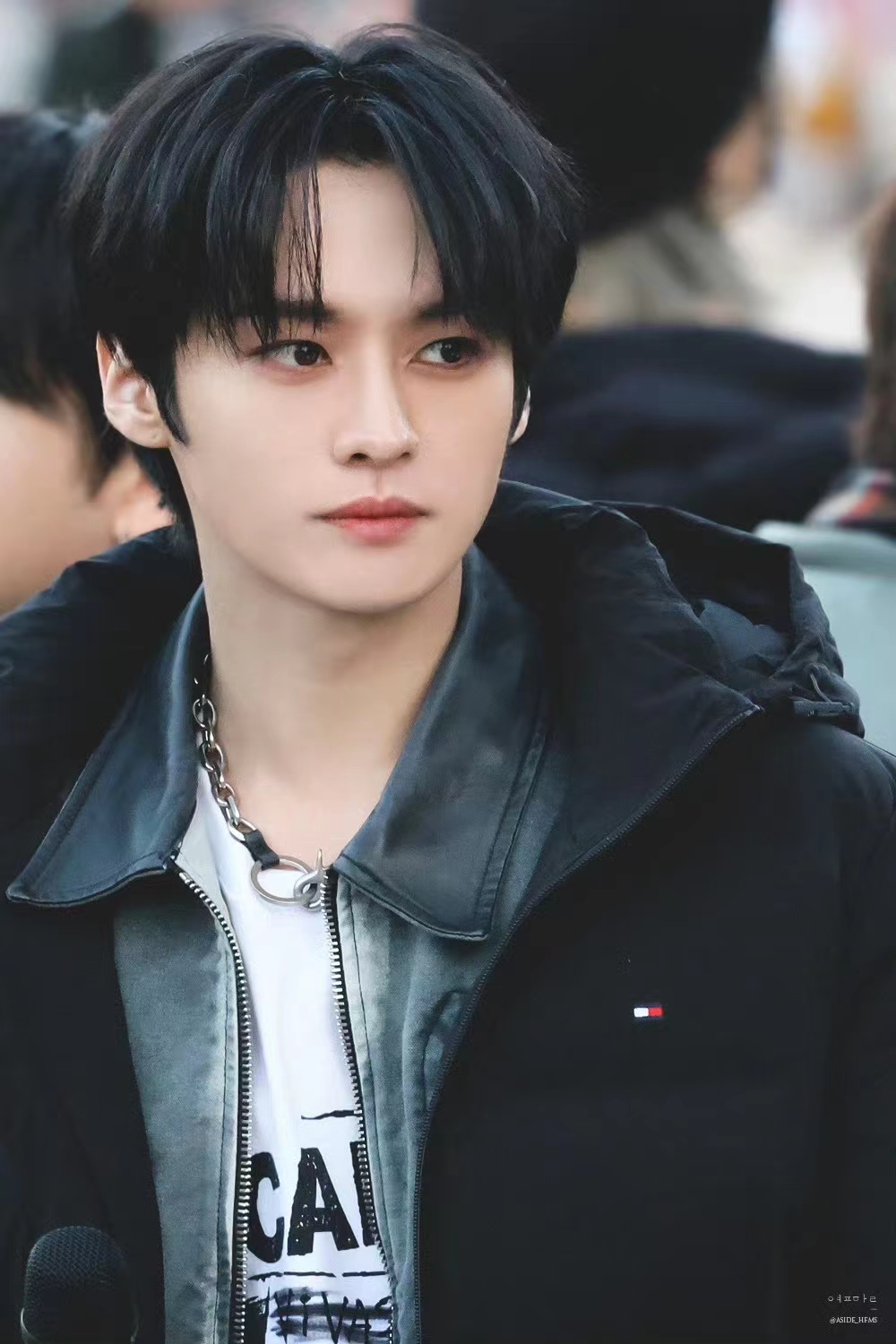 Recent activity shot of Lee Know (Stray Kids)