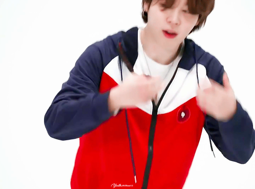 Recent activity shot of Jimin (BTS)