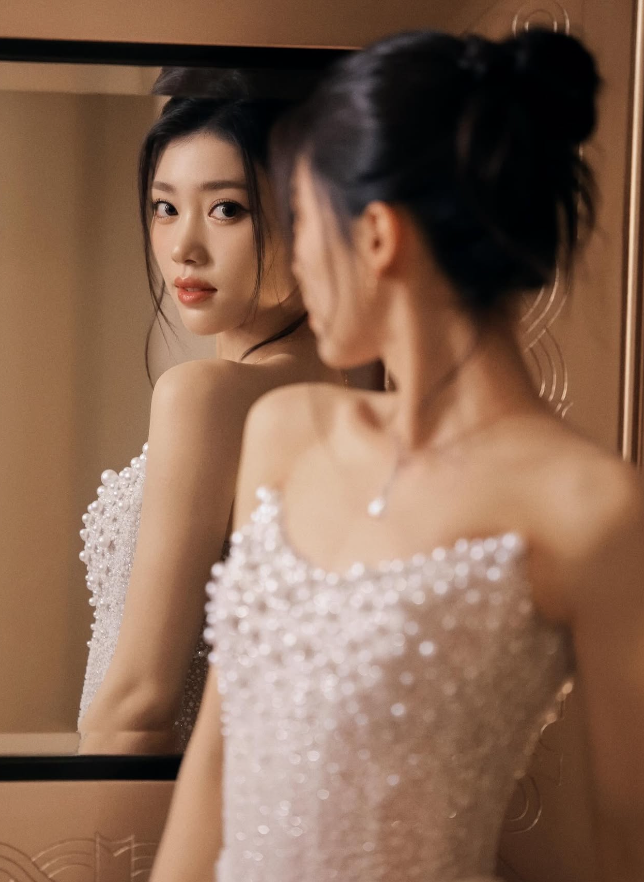 A moment captured by Xiao Ting (Kep1er)'s fan