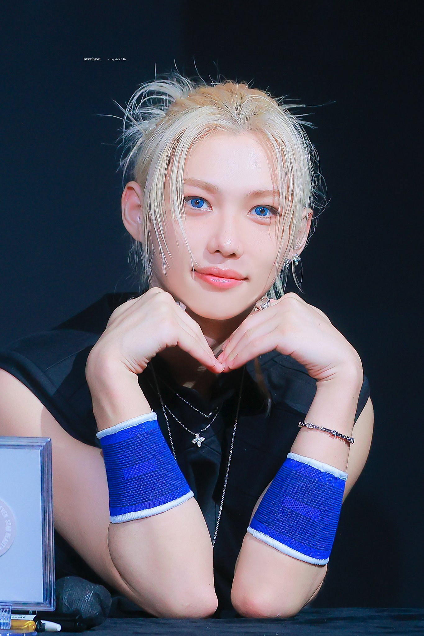 A moment captured by Felix (Stray Kids)'s fan