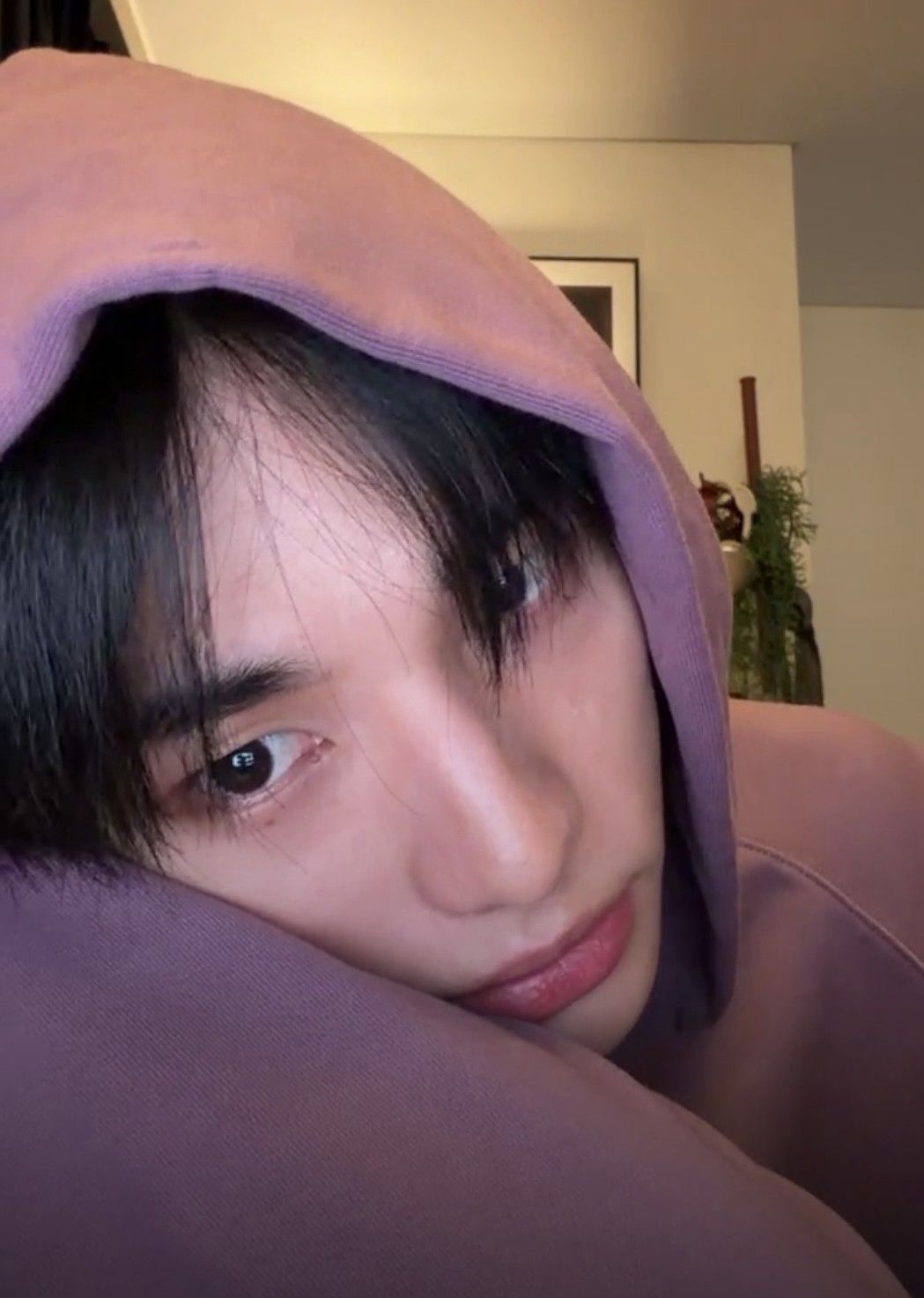 A moment captured by Hyunjin (Stray Kids)'s fan