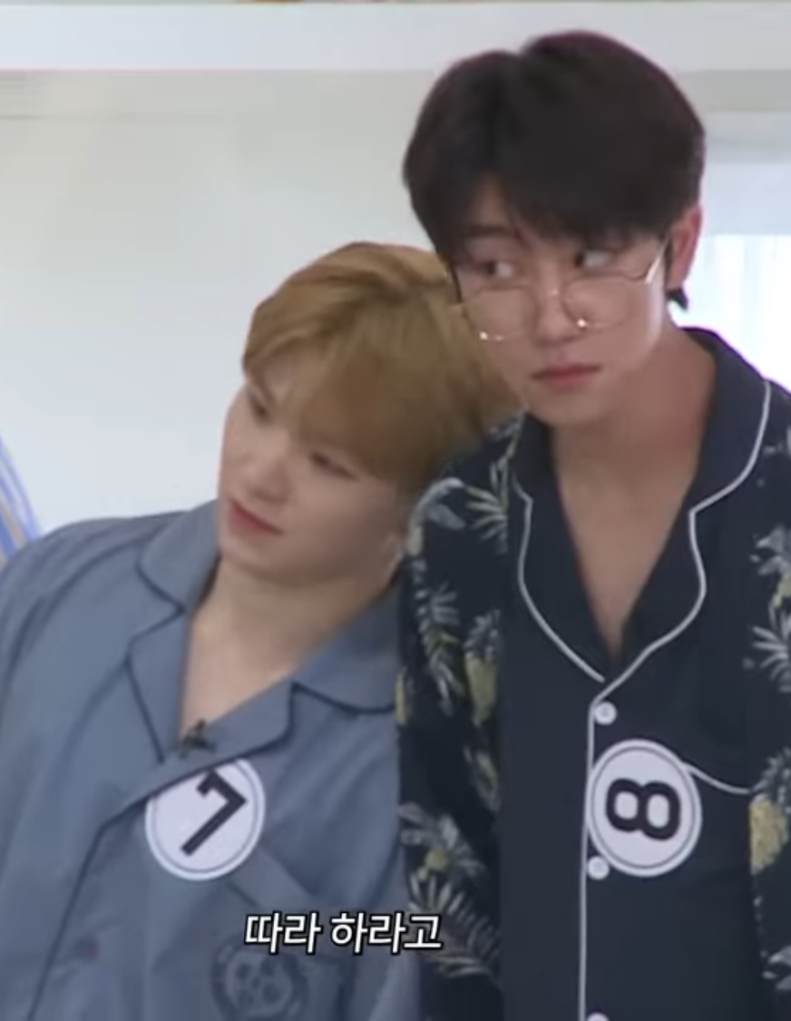 A moment captured by Woozi (SEVENTEEN)'s fan