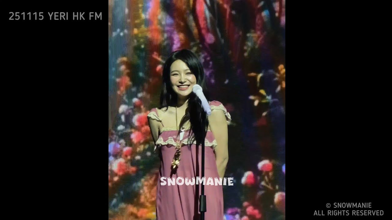 A moment captured by Yeri (Red Velvet)'s fan