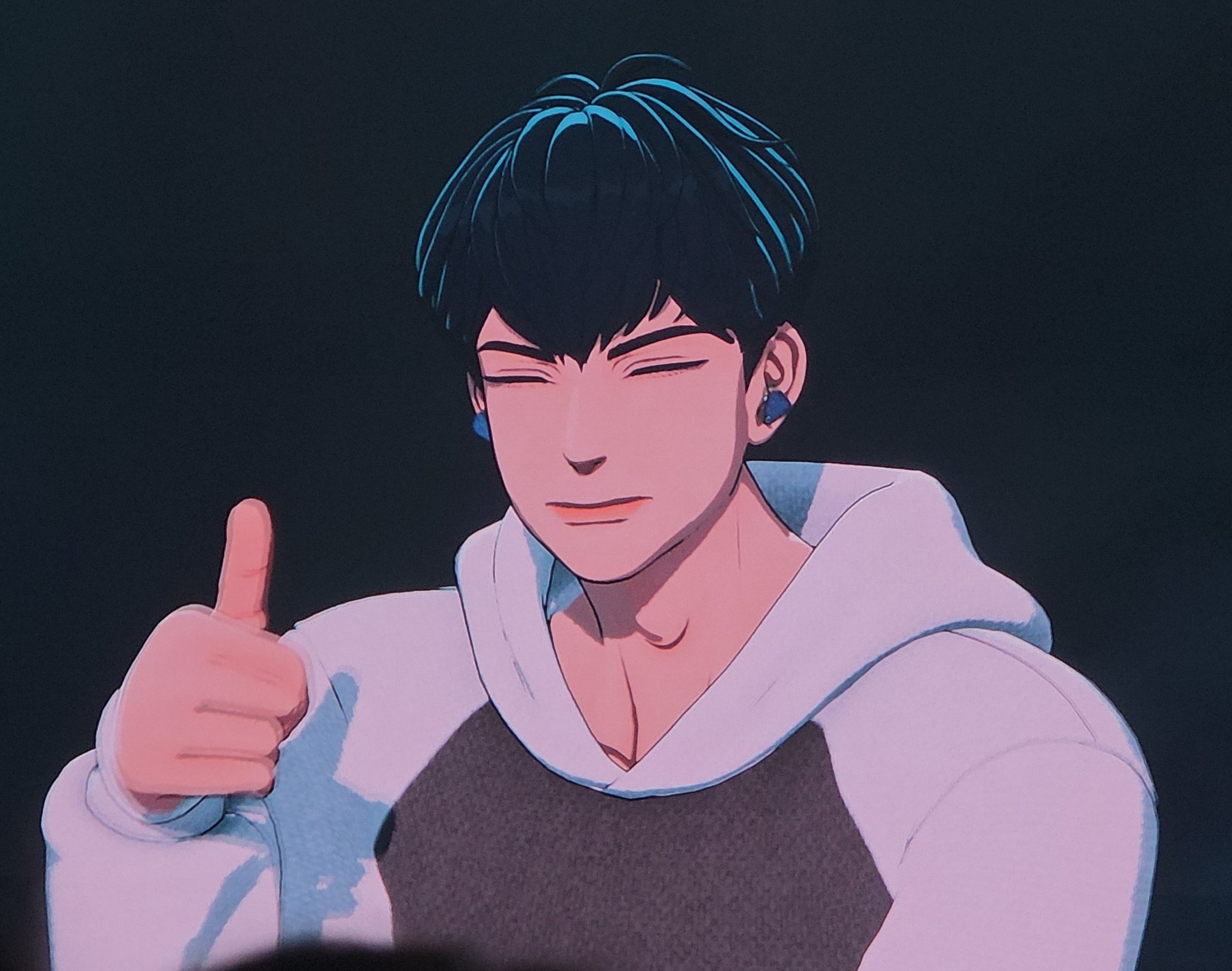 A moment captured by Hamin (PLAVE)'s fan