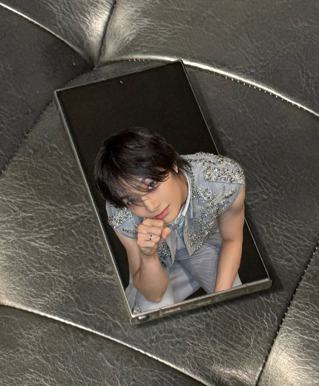 A moment captured by I.N (Stray Kids)'s fan