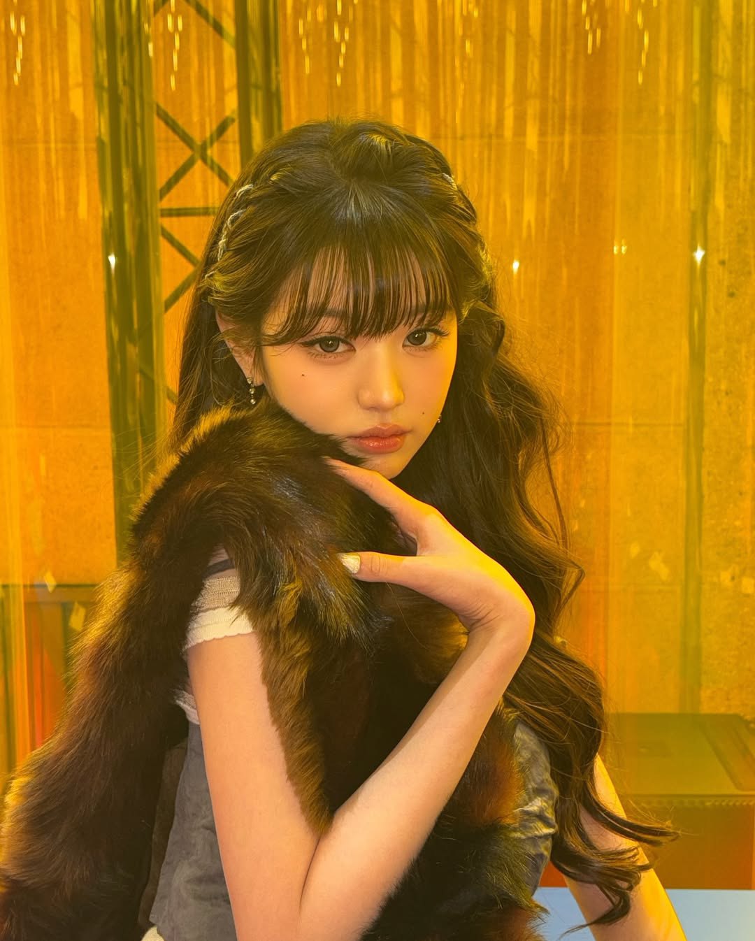 A moment captured by Jang Wonyoung (IVE)'s fan