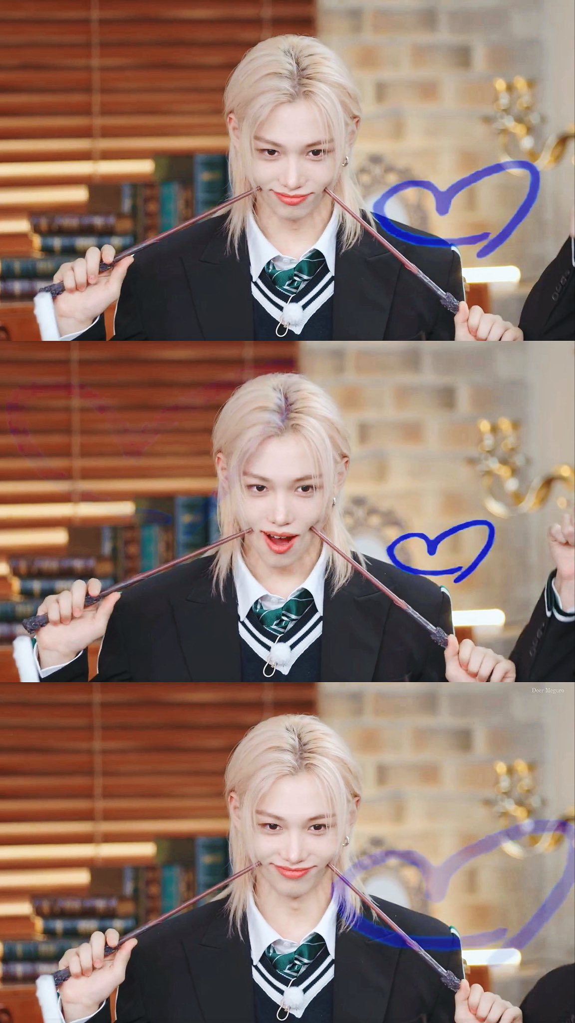 A heartfelt wallpaper shared by Felix (Stray Kids)'s fans