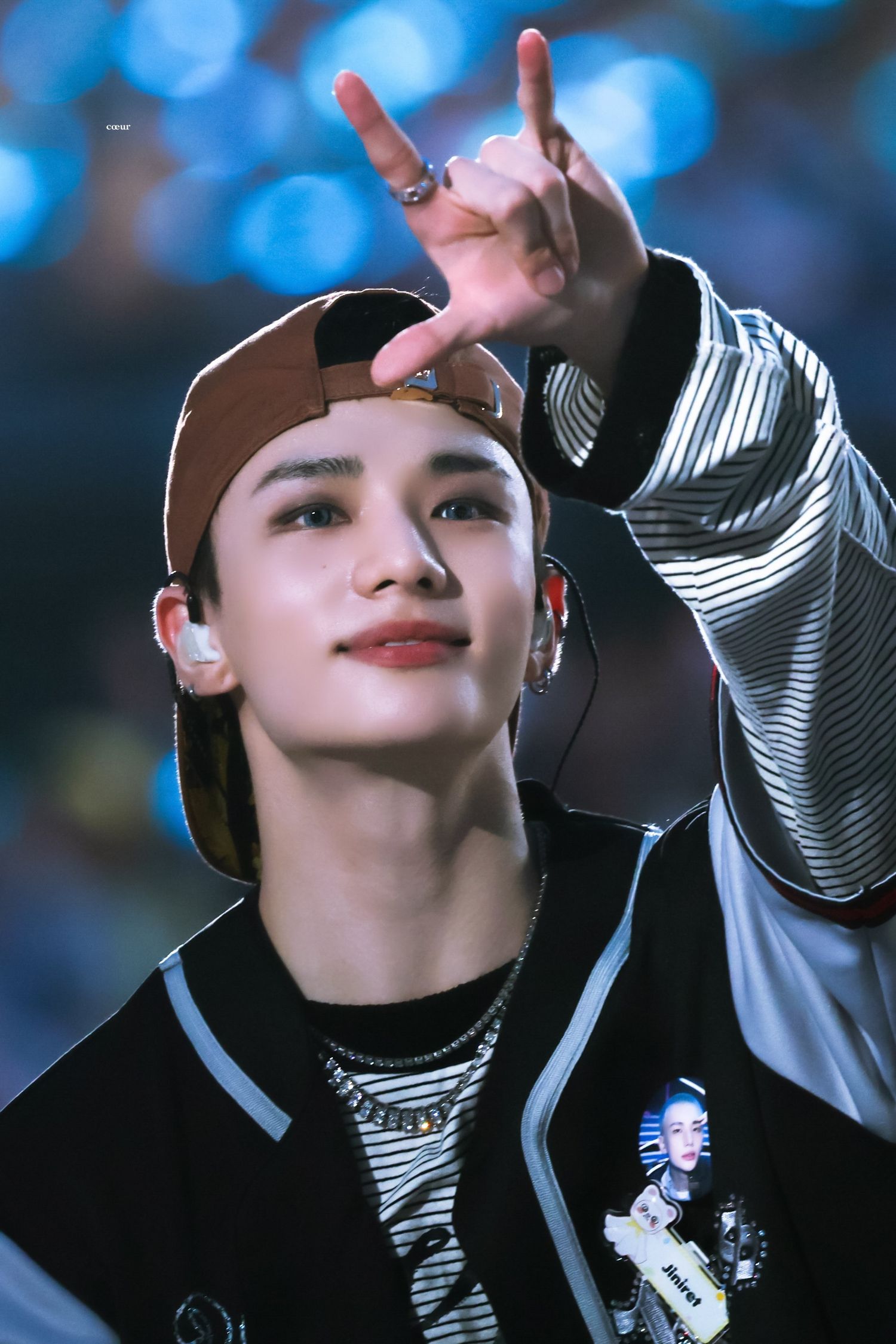 A moment captured by Hyunjin (Stray Kids)'s fan