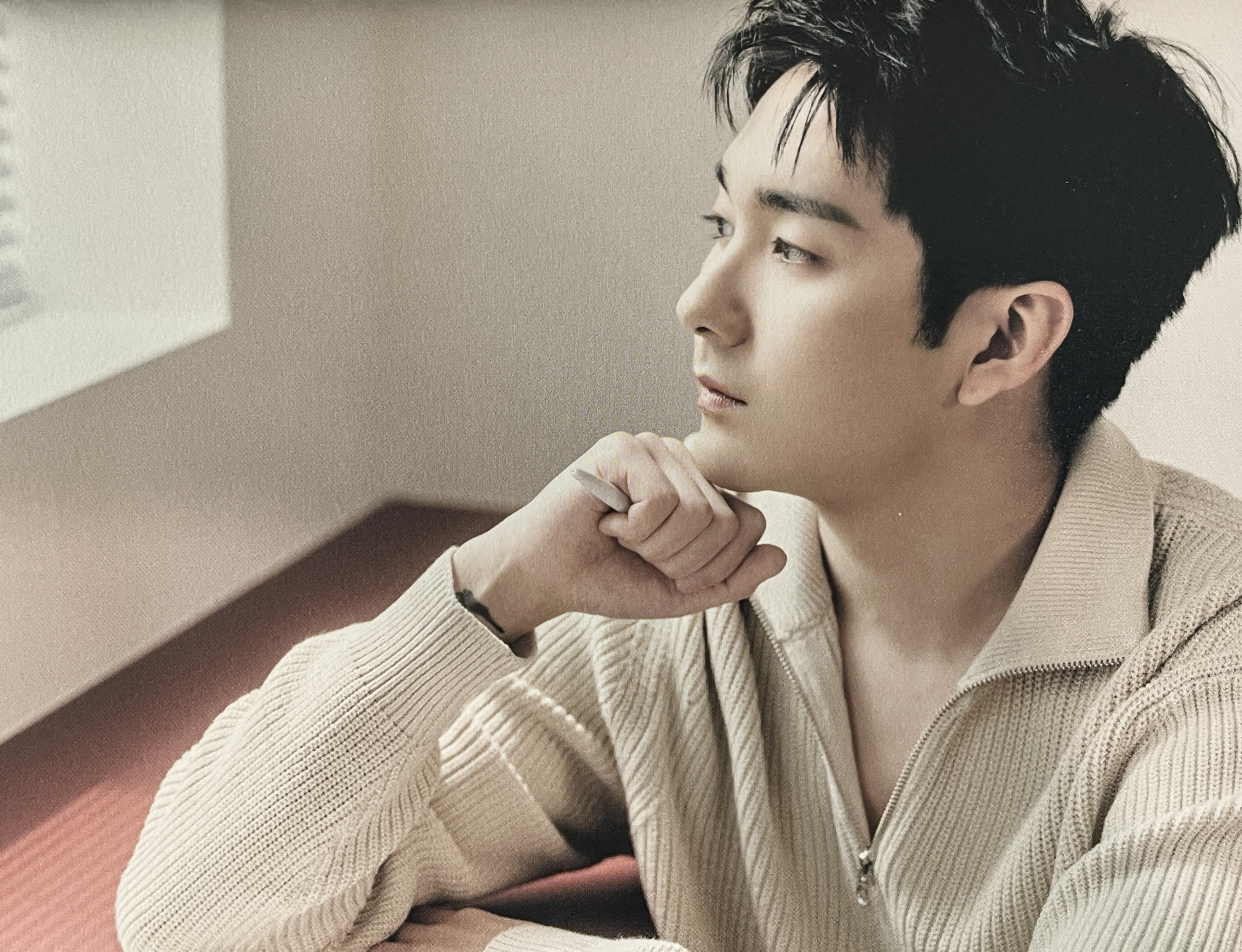 A moment captured by Aron's fan