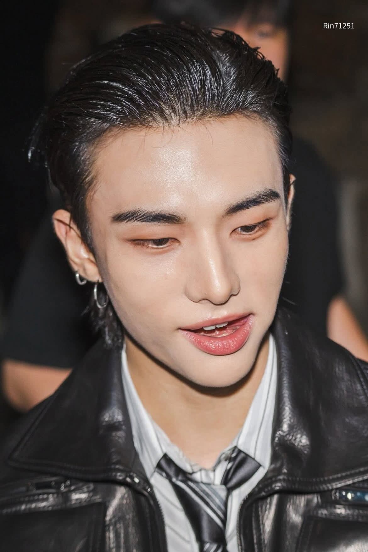 ヒョンジン (Stray Kids)の舞台裏ショット