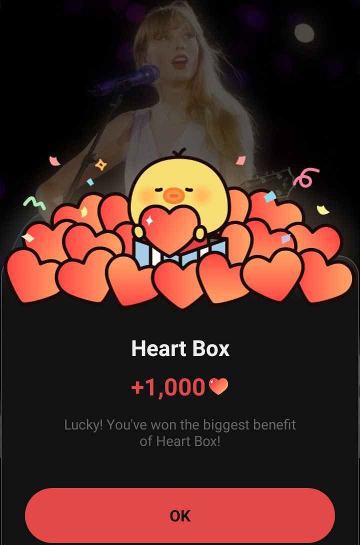 A moment captured by Taylor Swift's fan