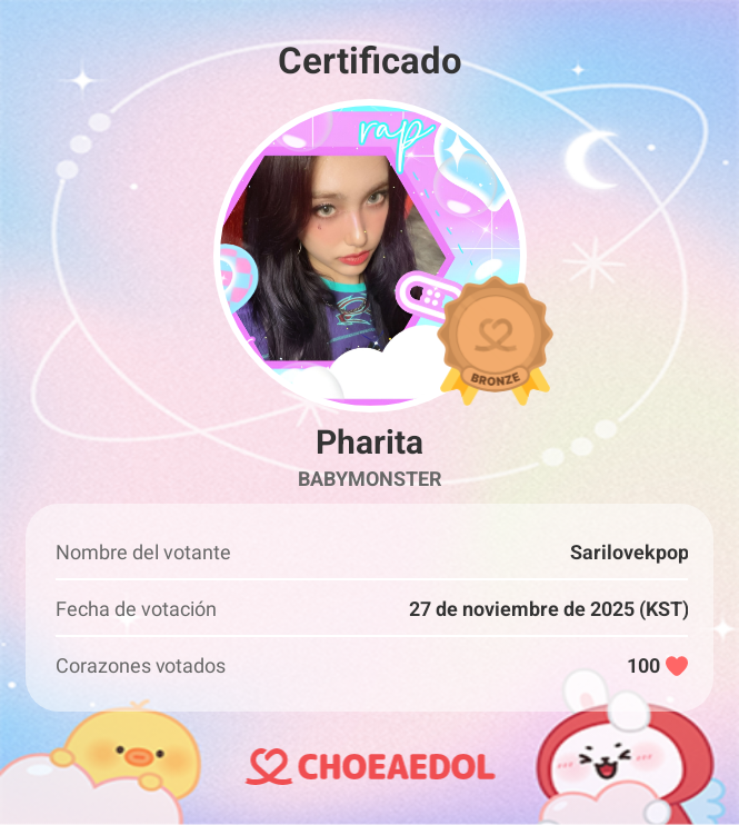 Recent activity shot of Pharita (BABYMONSTER)