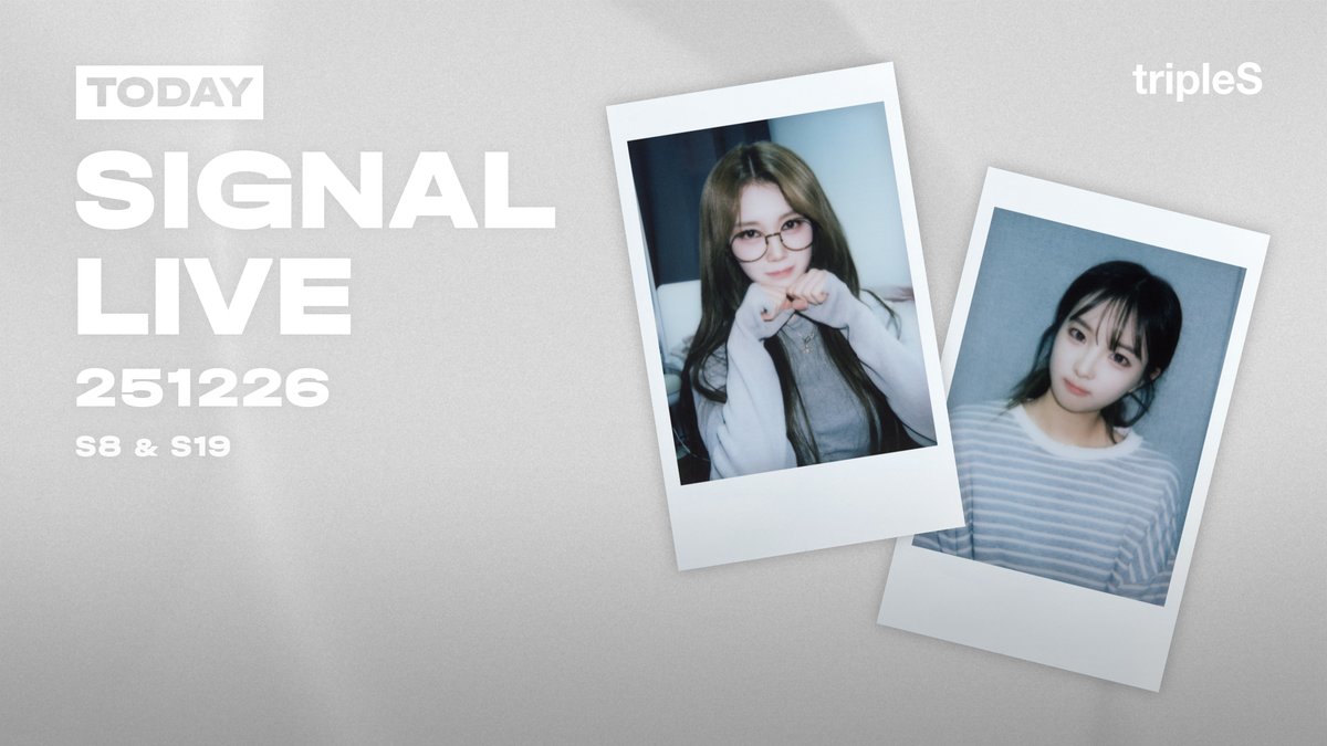 Recent activity shot of tripleS