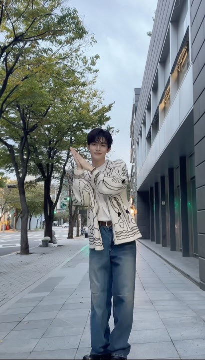 Recent activity shot of Zhang Hao (ZEROBASEONE)