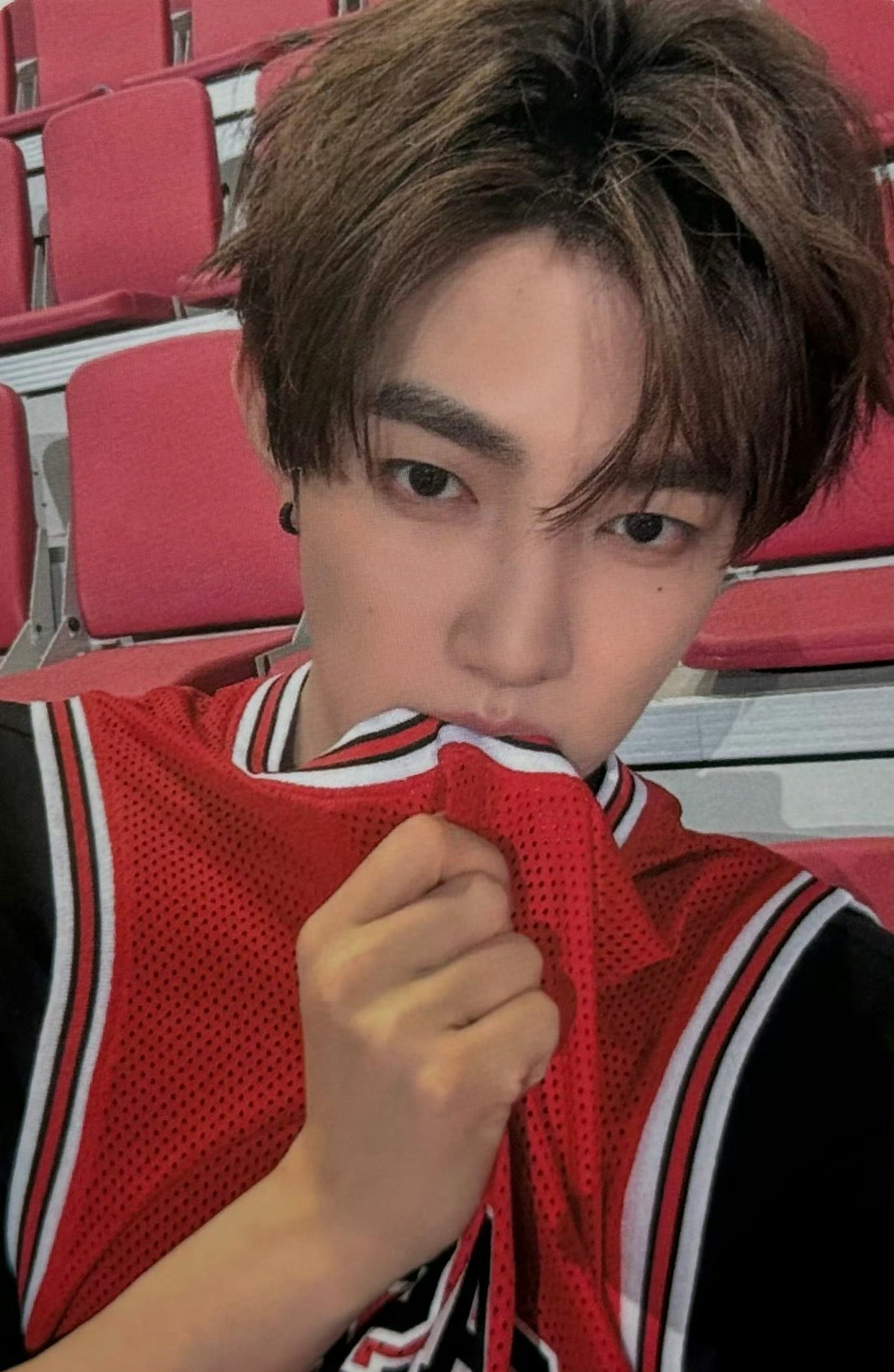 Recent activity shot of Zhang Hao (ZEROBASEONE)