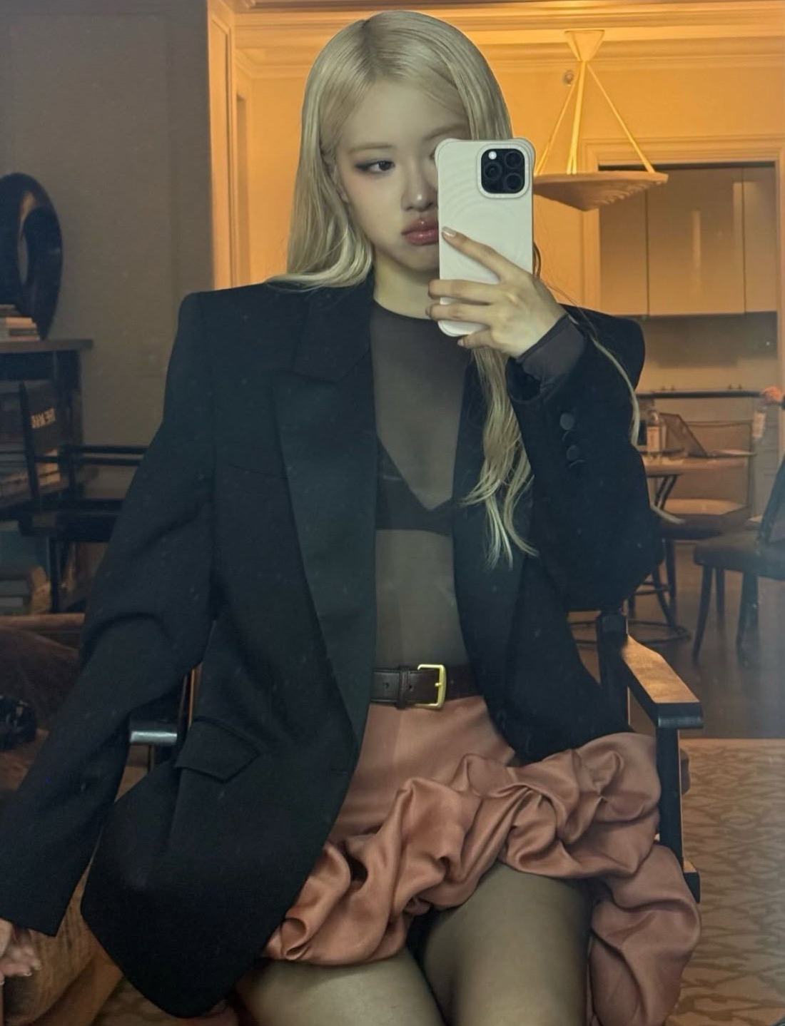 A moment captured by ROSÉ (BLACKPINK)'s fan