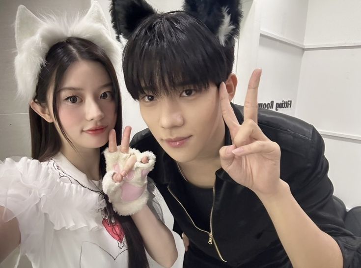 Recent activity shot of Minju (ILLIT)