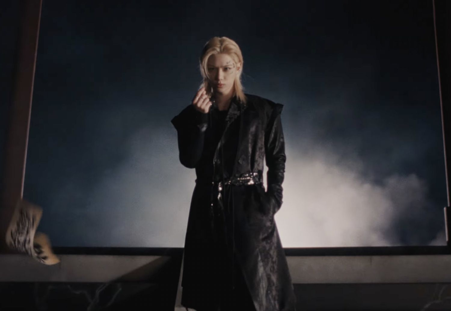 A moment captured by Felix (Stray Kids)'s fan