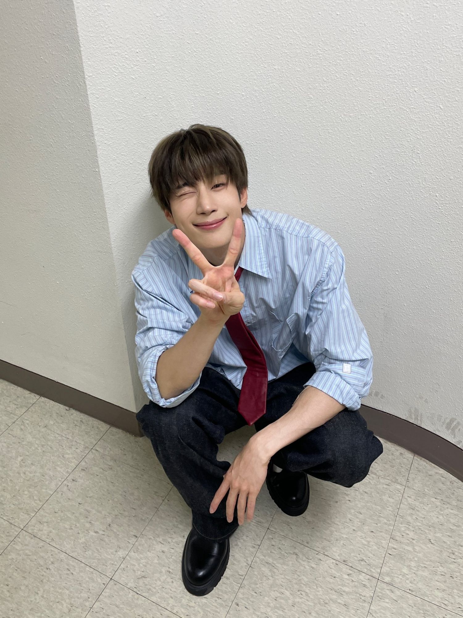 Behind-the-scenes cut of Han Seungwoo
