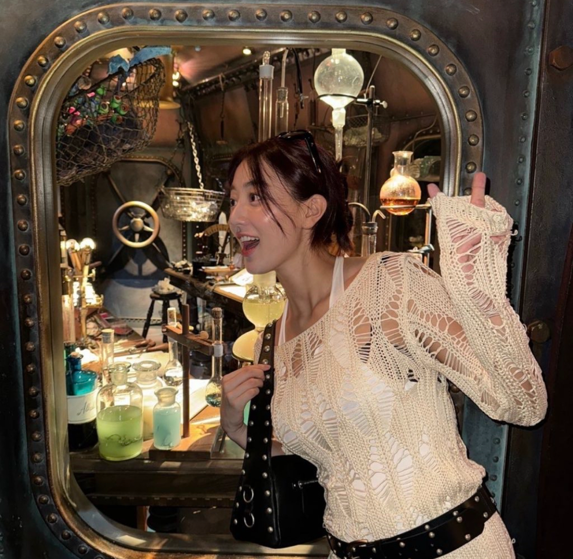 A moment captured by Jihyo (TWICE)'s fan