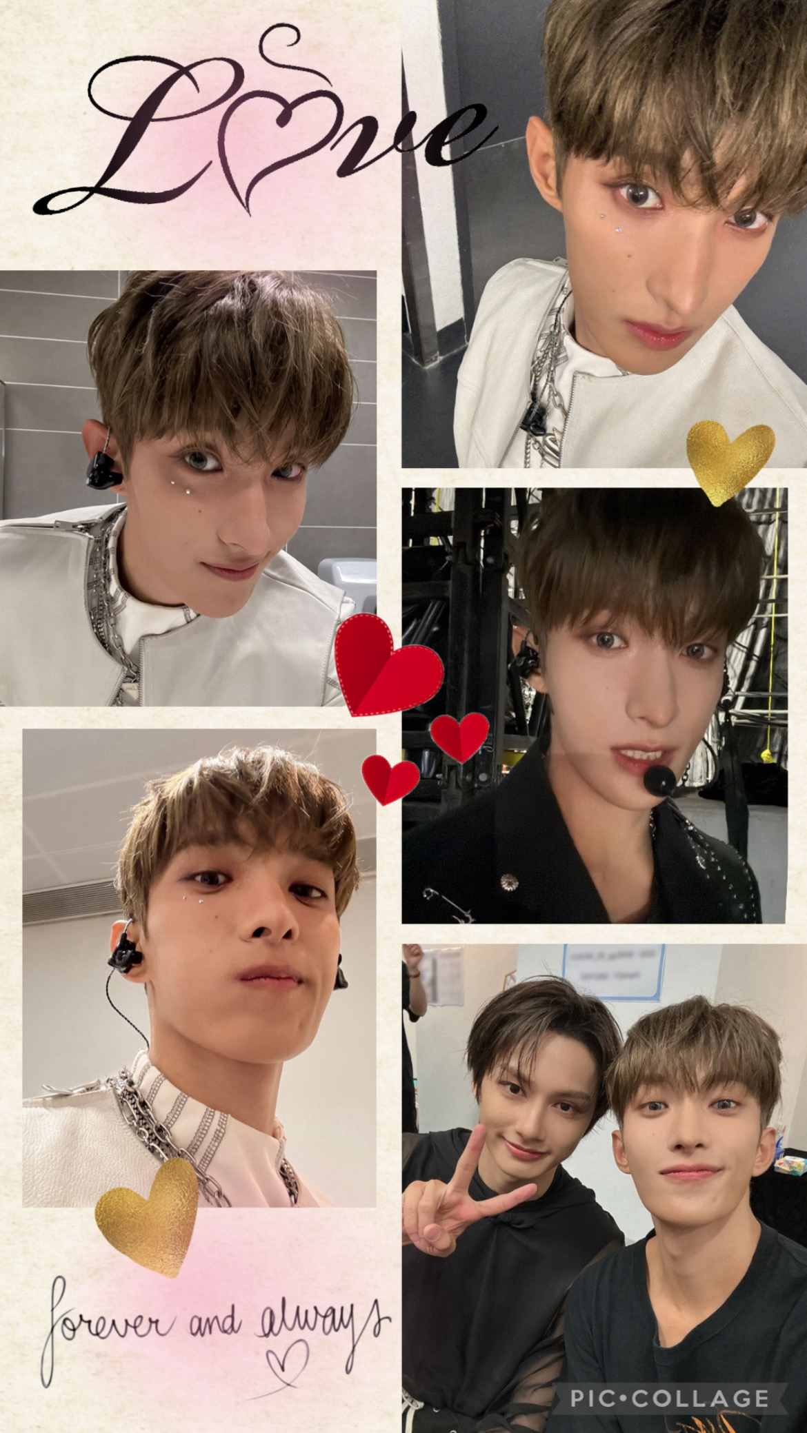 A heartfelt wallpaper shared by DK (SEVENTEEN)'s fans