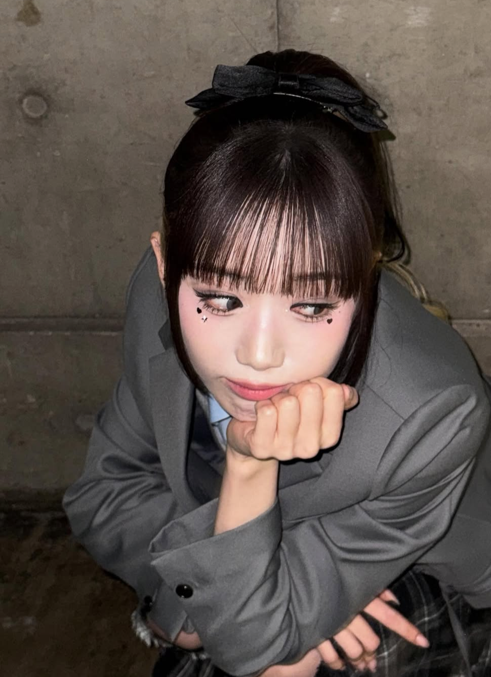 Behind-the-scenes cut of Shimizu Keiko (ME:I)