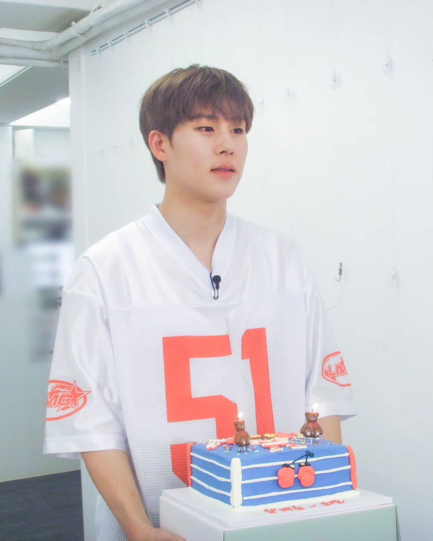 A moment captured by Joohoney (MONSTA X)'s fan