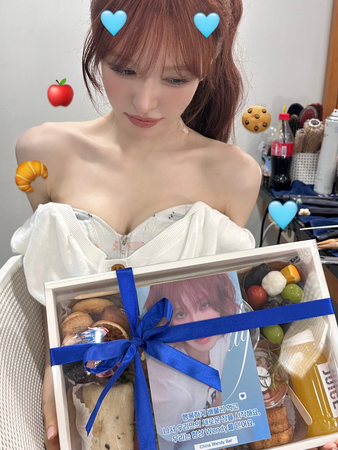 A moment captured by Wendy (Red Velvet)'s fan