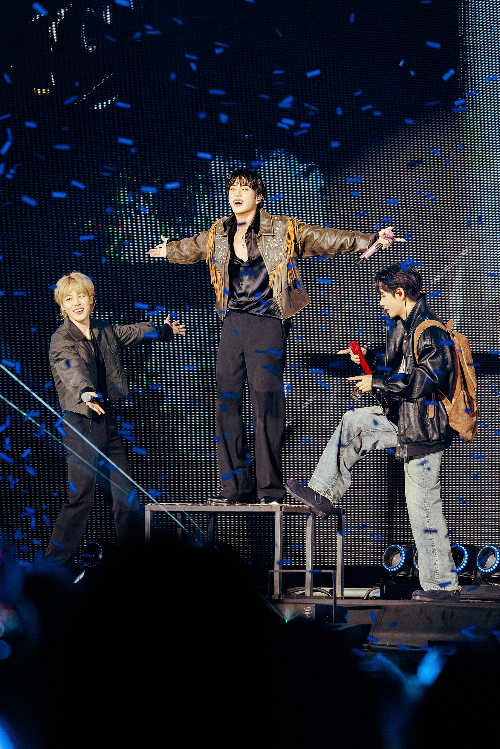 A moment captured by Jin (BTS)'s fan