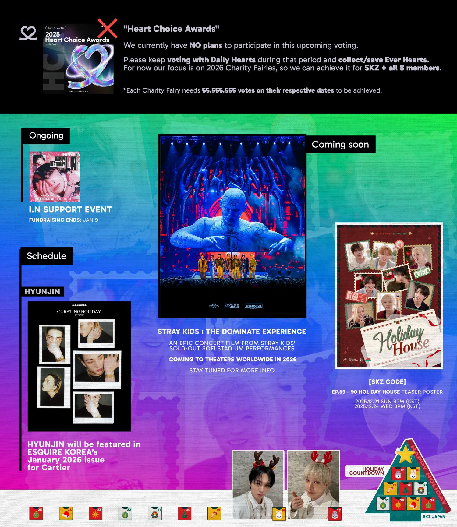 Recent activity shot of Stray Kids