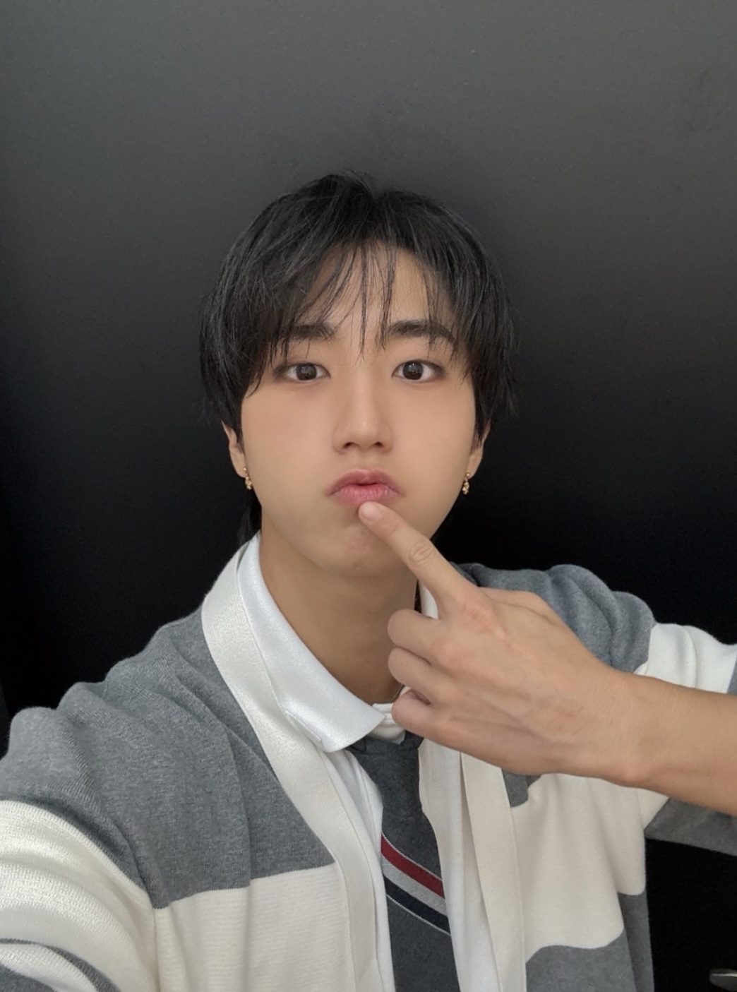 A moment captured by HAN (Stray Kids)'s fan